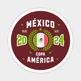 Viva México Fútbol Tee: Celebrate Copa America 2024 Magnet